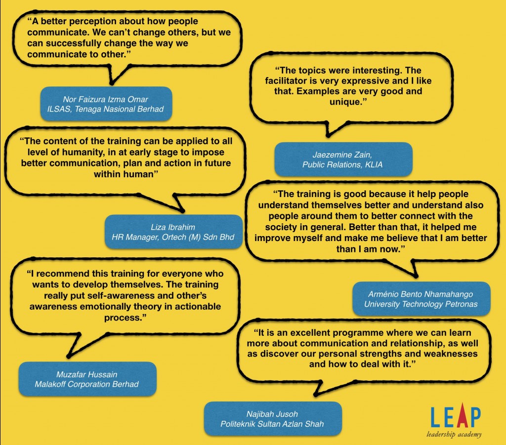 Testimonial Leap Leadership Academy Training Programme